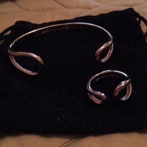 NWOT Ann Taylor bracelet and ring set